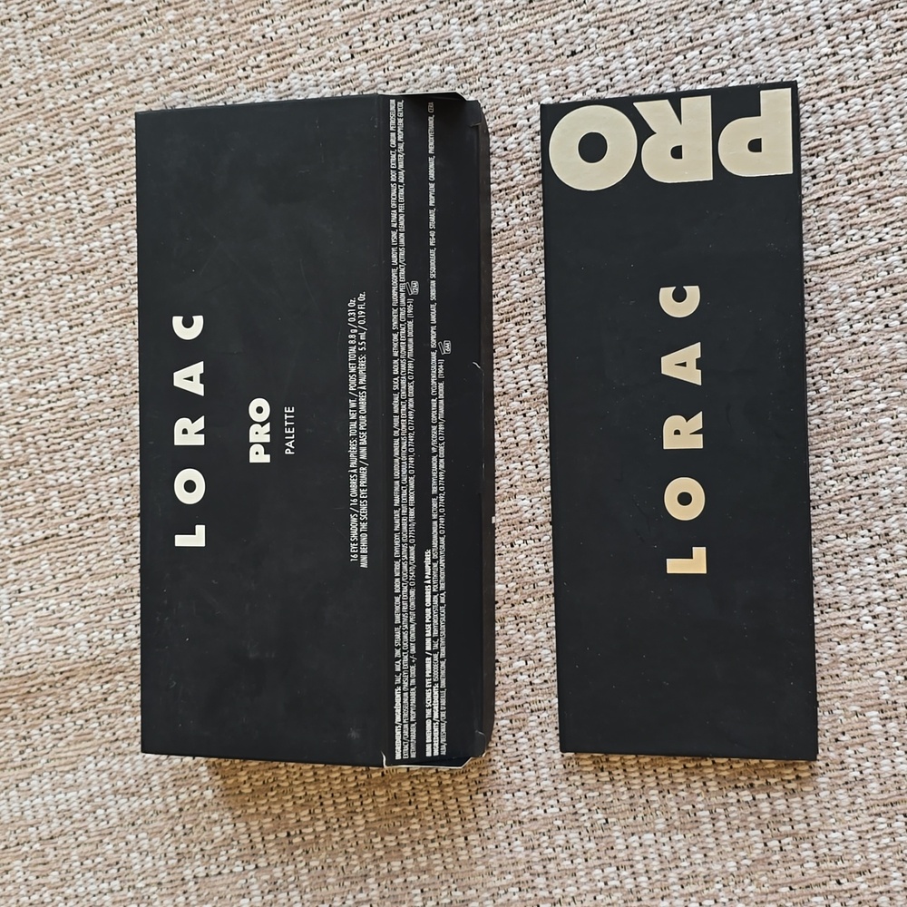 LORAC Pro Eyeshadow Palette - shimmer & matte